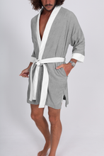 Load image into Gallery viewer, Terry Cloth Kimono - Gstaad Grey