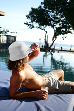 Load image into Gallery viewer, Terry Bucket Hat - Wimbledon White