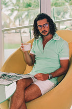 Load image into Gallery viewer, Terry Cloth Polo - Tahitian Seafoam