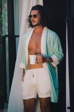Load image into Gallery viewer, Terry Cloth Kimono - Tahitian Seafoam
