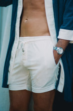Load image into Gallery viewer, Drawstring Terry Shorts - Wimbledon White