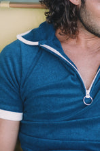 Load image into Gallery viewer, Terry Cloth Polo - Newport Navy