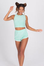 Load image into Gallery viewer, Terry Cloth Halter Top - Tahitian Seafoam