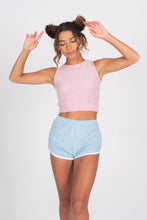 Load image into Gallery viewer, Terry Cloth Halter Top - Palm Springs Pink