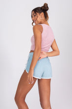 Load image into Gallery viewer, Terry Cloth Halter Top - Palm Springs Pink