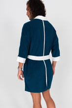 Load image into Gallery viewer, Terry Cloth Kimono - Newport Navy