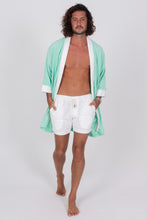 Load image into Gallery viewer, Drawstring Terry Shorts - Wimbledon White