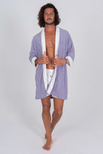 Load image into Gallery viewer, Terry Cloth Kimono - French Lavender