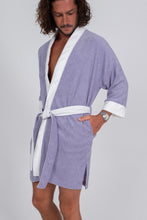 Load image into Gallery viewer, Terry Cloth Kimono - French Lavender