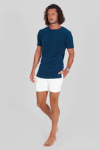 Load image into Gallery viewer, Navy Blue Terry Cloth Shirt - Front