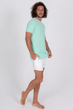 Load image into Gallery viewer, Green Terry Cloth Shirt - Side