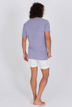 Load image into Gallery viewer, Purple Terry Cloth Shirt - Back
