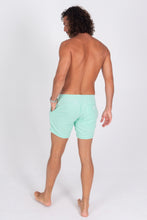 Load image into Gallery viewer, Green Terry Cloth Shorts - Back