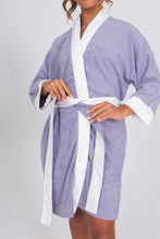 Load image into Gallery viewer, Terry Cloth Kimono - French Lavender