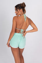 Load image into Gallery viewer, Terry Cloth Bikini Top - Tahitian Seafoam