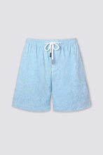 Load image into Gallery viewer, Drawstring Terry Shorts - Amalfi Azure
