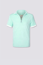 Load image into Gallery viewer, Terry Cloth Polo - Tahitian Seafoam