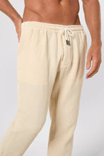 Load image into Gallery viewer, Waffle Jogger Pants - Bavarian Cream