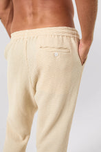 Load image into Gallery viewer, Waffle Jogger Pants - Bavarian Cream