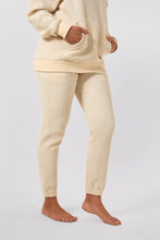 Load image into Gallery viewer, Waffle Jogger Pants - Bavarian Cream