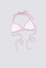 Load image into Gallery viewer, Terry Cloth Bikini Top - Palm Springs Pink