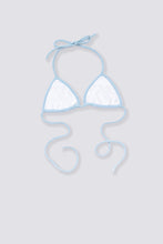 Load image into Gallery viewer, Terry Cloth Bikini Top - Amalfi Azure