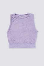 Load image into Gallery viewer, Terry Cloth Halter Top - French Lavender