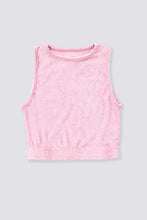 Load image into Gallery viewer, Terry Cloth Halter Top - Palm Springs Pink