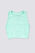 Load image into Gallery viewer, Terry Cloth Halter Top - Tahitian Seafoam