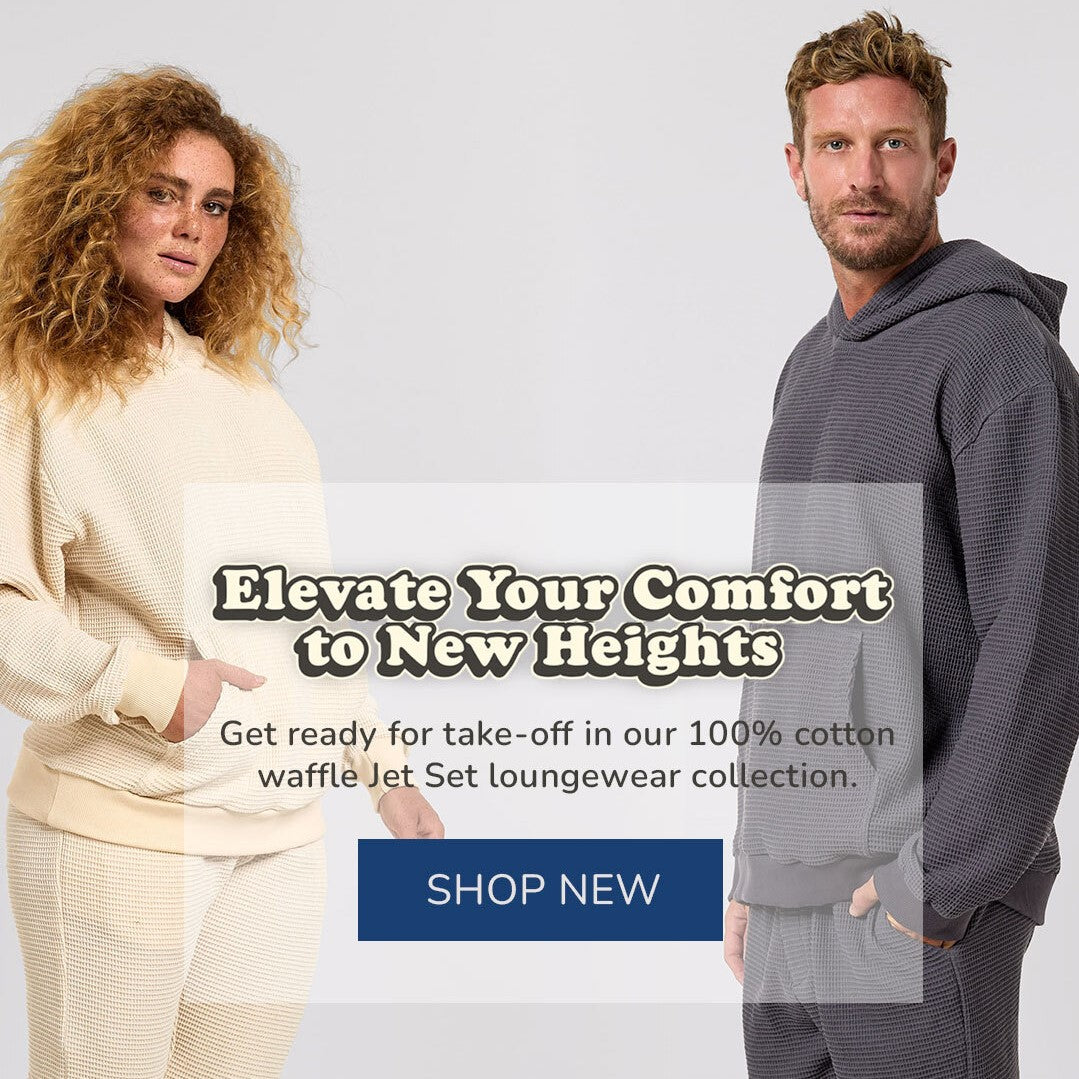 Announcing the Waffle Jet Set Loungewear Release – Afterlight Leisure