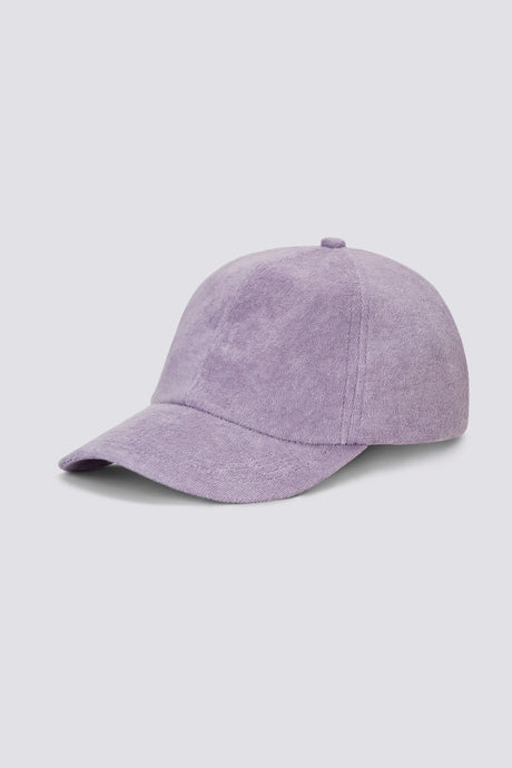 Purple Terry Cloth Hat - Front