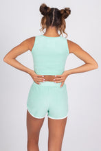 Load image into Gallery viewer, Roller Terry Shorts - Tahitian Seafoam
