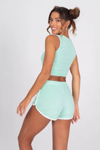 Load image into Gallery viewer, Roller Terry Shorts - Tahitian Seafoam
