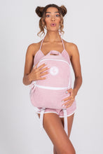 Load image into Gallery viewer, Terry Cloth Backpack - Palm Springs Pink
