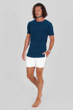 Load image into Gallery viewer, Navy Blue Terry Cloth Shirt - Front
