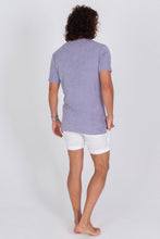 Load image into Gallery viewer, Purple Terry Cloth Shirt - Back
