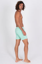 Load image into Gallery viewer, Green Terry Cloth Shorts - Side
