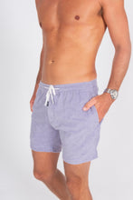 Load image into Gallery viewer, Purple Terry Cloth Shorts - Close-up

