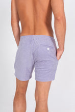 Load image into Gallery viewer, Purple Terry Cloth Shorts - Back
