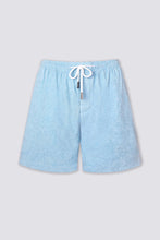 Load image into Gallery viewer, Drawstring Terry Shorts - Amalfi Azure
