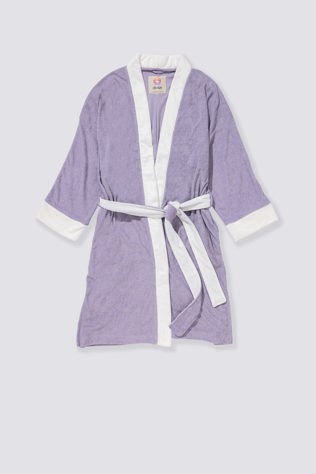 Terry Cloth Kimono - French Lavender