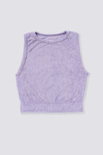 Load image into Gallery viewer, Terry Cloth Halter Top - French Lavender

