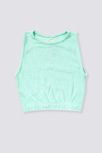 Load image into Gallery viewer, Terry Cloth Halter Top - Tahitian Seafoam
